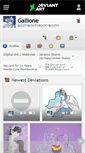 Mobile Screenshot of gallione.deviantart.com