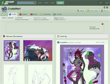 Tablet Screenshot of crystalnori.deviantart.com