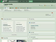 Tablet Screenshot of captain-smitty.deviantart.com