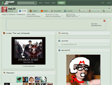 Tablet Screenshot of nek29.deviantart.com