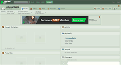 Desktop Screenshot of cutepandaplz.deviantart.com