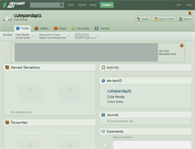 Tablet Screenshot of cutepandaplz.deviantart.com
