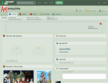 Tablet Screenshot of emouchiha.deviantart.com