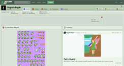Desktop Screenshot of kingpendragon.deviantart.com