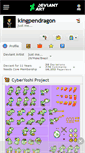 Mobile Screenshot of kingpendragon.deviantart.com