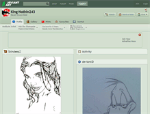 Tablet Screenshot of king-nothin243.deviantart.com