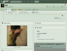 Tablet Screenshot of jm3.deviantart.com