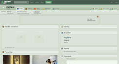 Desktop Screenshot of majhave.deviantart.com