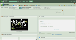 Desktop Screenshot of nordenx.deviantart.com