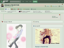 Tablet Screenshot of kyouya-x-haruhi-club.deviantart.com