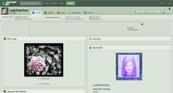 Desktop Screenshot of ladyshamisen.deviantart.com