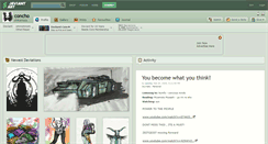 Desktop Screenshot of concho.deviantart.com