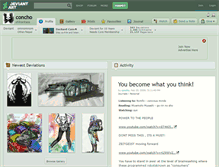 Tablet Screenshot of concho.deviantart.com