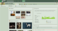Desktop Screenshot of equine-art-club.deviantart.com