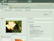 Tablet Screenshot of kurczol.deviantart.com