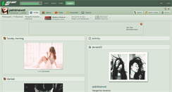 Desktop Screenshot of paintmewet.deviantart.com