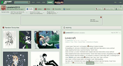 Desktop Screenshot of lovelorn2213.deviantart.com