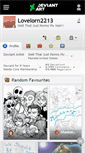Mobile Screenshot of lovelorn2213.deviantart.com