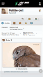 Mobile Screenshot of pettite-doll.deviantart.com