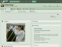 Tablet Screenshot of orbital-manga.deviantart.com