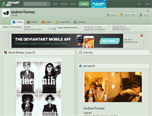 Tablet Screenshot of andrewtunney.deviantart.com