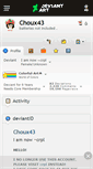 Mobile Screenshot of choux43.deviantart.com