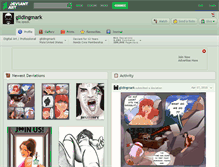 Tablet Screenshot of glidingmark.deviantart.com