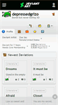 Mobile Screenshot of depressedgrlzo.deviantart.com