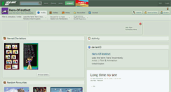 Desktop Screenshot of hero-of-instinct.deviantart.com