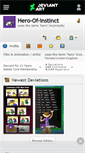 Mobile Screenshot of hero-of-instinct.deviantart.com