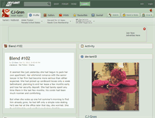 Tablet Screenshot of cj-gren.deviantart.com