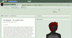 Desktop Screenshot of evilshadowhedgehog.deviantart.com