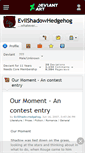 Mobile Screenshot of evilshadowhedgehog.deviantart.com