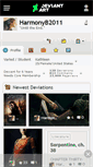 Mobile Screenshot of harmonyb2011.deviantart.com
