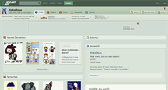 Desktop Screenshot of kokodoux.deviantart.com