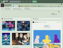 Tablet Screenshot of inoswinka.deviantart.com