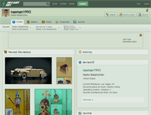 Tablet Screenshot of nasman1993.deviantart.com