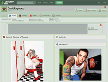 Tablet Screenshot of davidraywood.deviantart.com