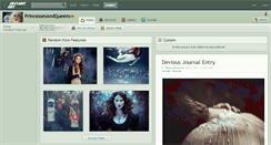 Desktop Screenshot of princessesandqueens.deviantart.com