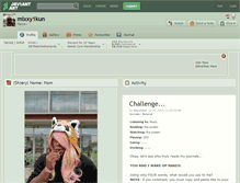 Tablet Screenshot of mixxy1kun.deviantart.com