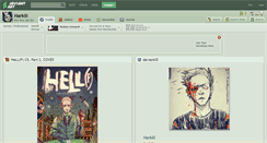 Desktop Screenshot of harkill.deviantart.com