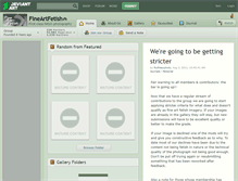 Tablet Screenshot of fineartfetish.deviantart.com