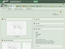 Tablet Screenshot of fryl.deviantart.com