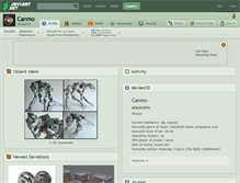 Tablet Screenshot of canmo.deviantart.com