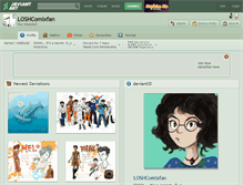 Tablet Screenshot of loshcomixfan.deviantart.com