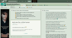 Desktop Screenshot of edwardcullenisadisco.deviantart.com