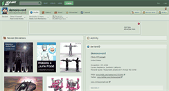 Desktop Screenshot of demonsword.deviantart.com
