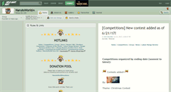 Desktop Screenshot of narutoworld.deviantart.com