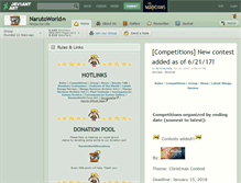 Tablet Screenshot of narutoworld.deviantart.com