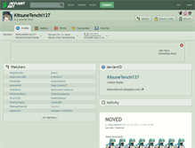 Tablet Screenshot of kitsunetenchi127.deviantart.com